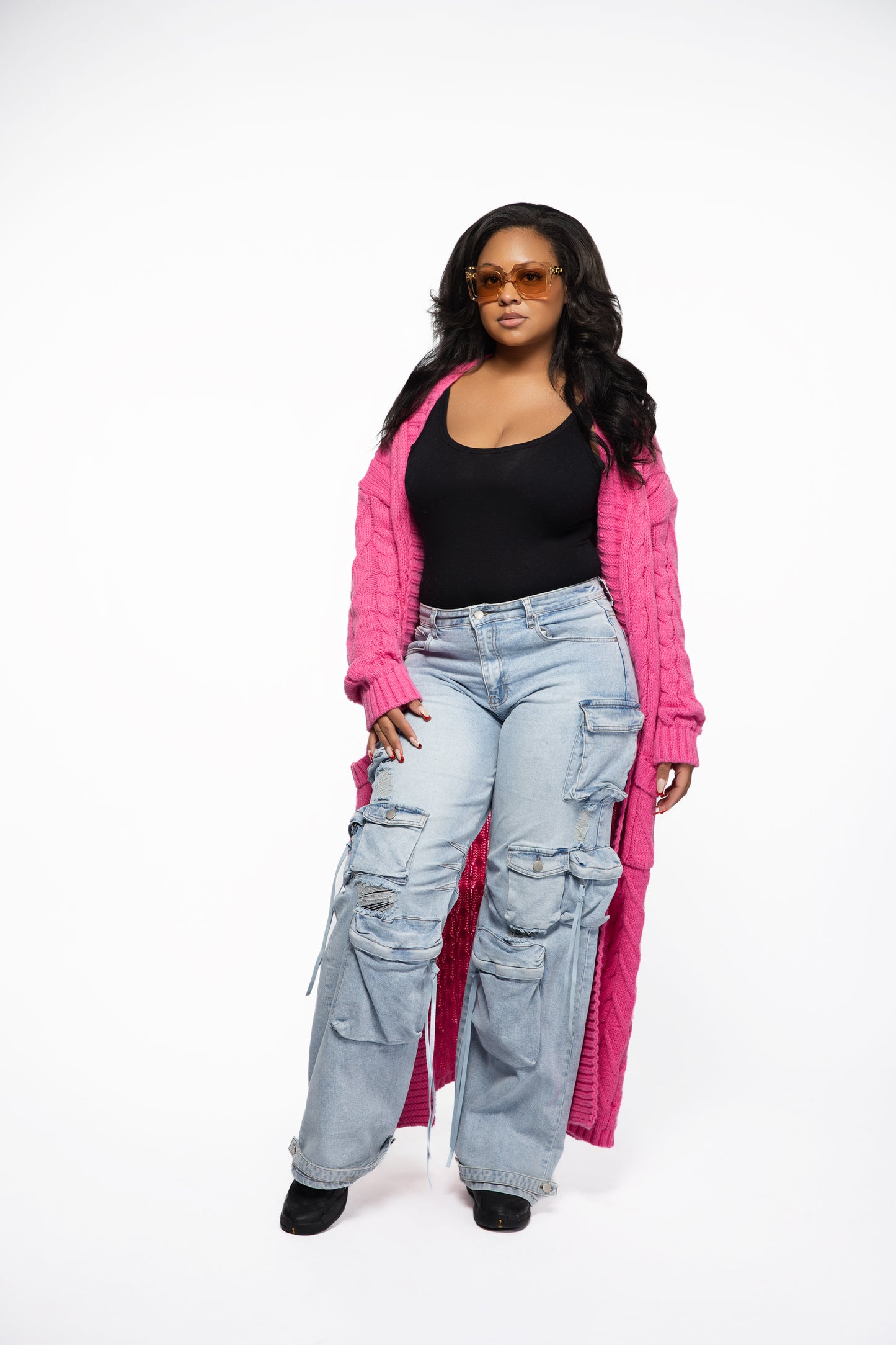 Denim Utility Cargos