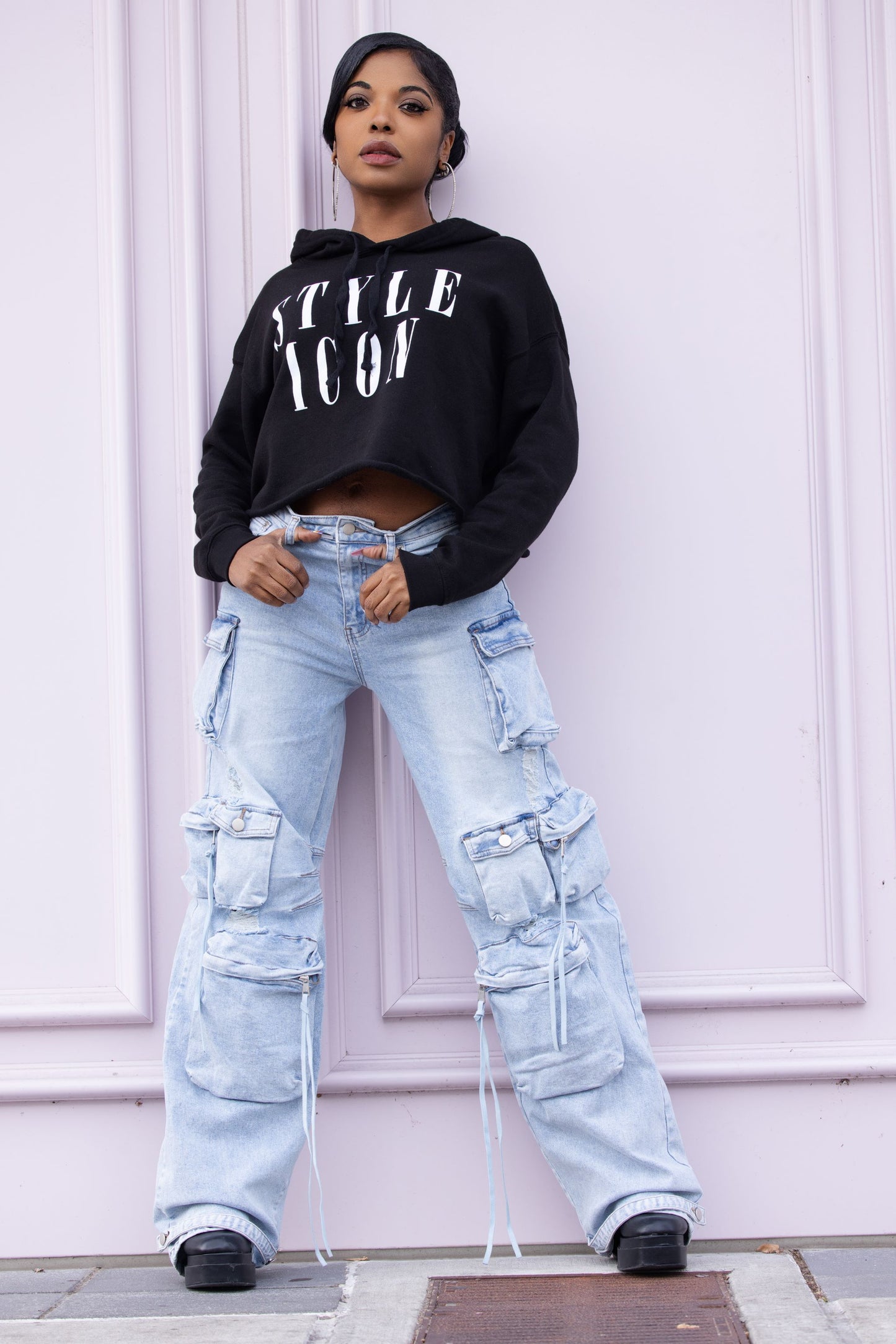 Black Style Icon Hoodie