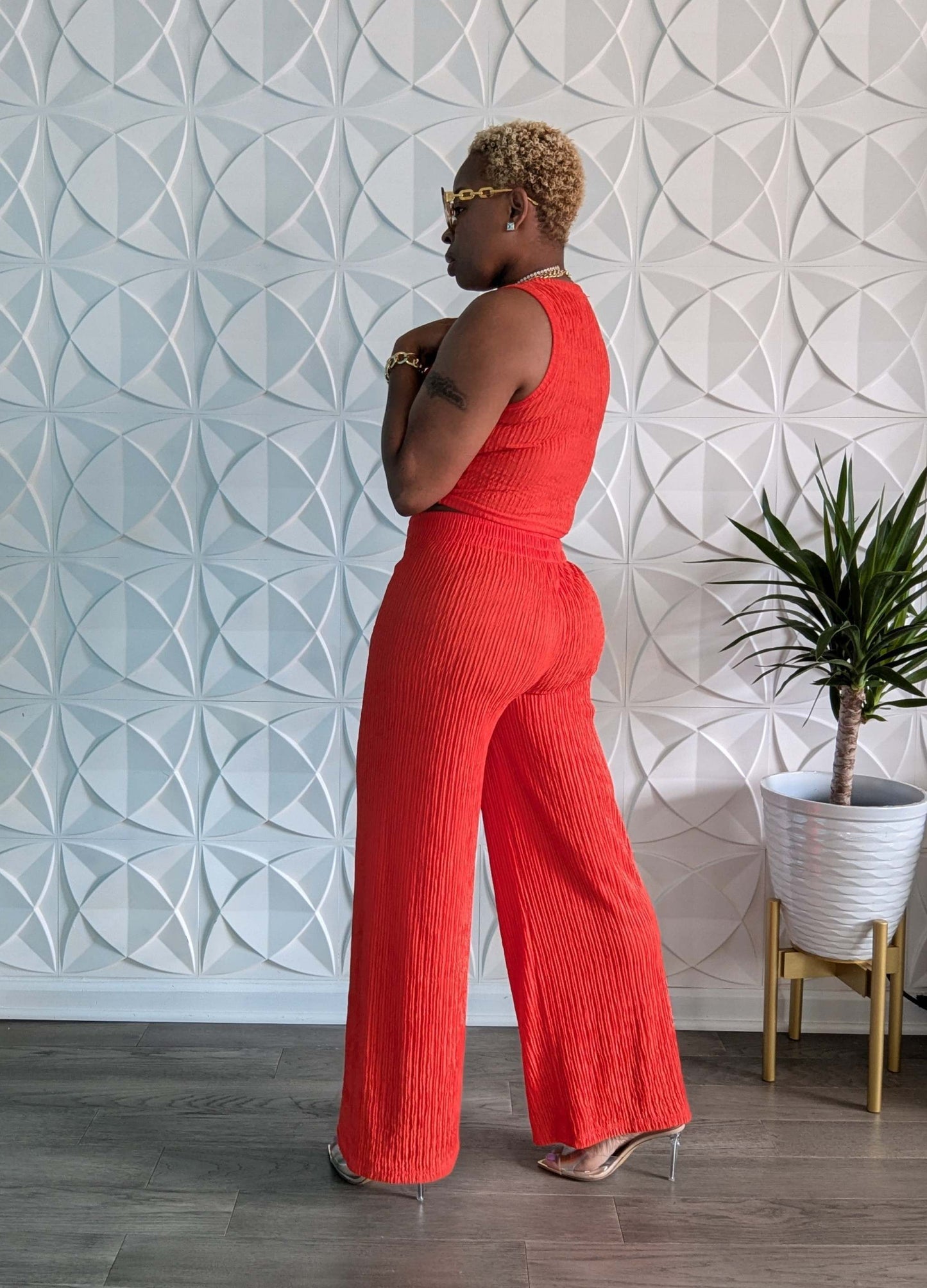 Red two piece set