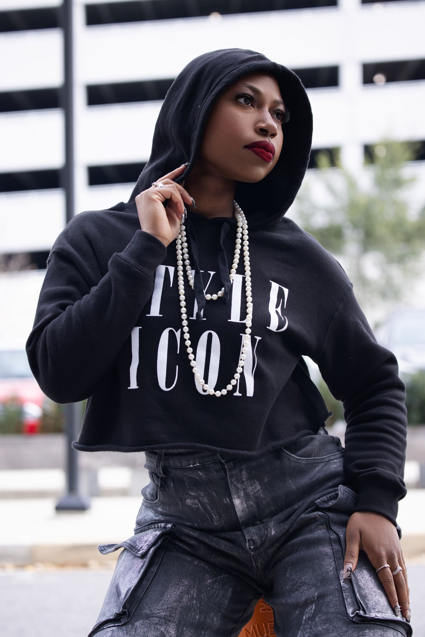 Black Style Icon Hoodie